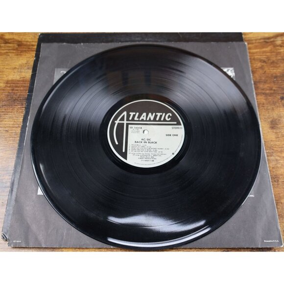 AC/DC Back In Black (LP) Atlantic SD 16018 Hard Rock 1980 VG/VG - Picture 3 of 4